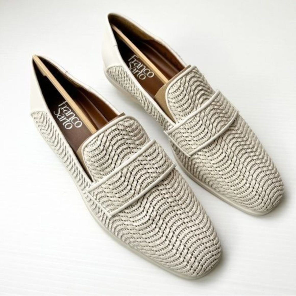 Franco Sarto Womens 9 Dellis 2 Slip On Slipper Loafers